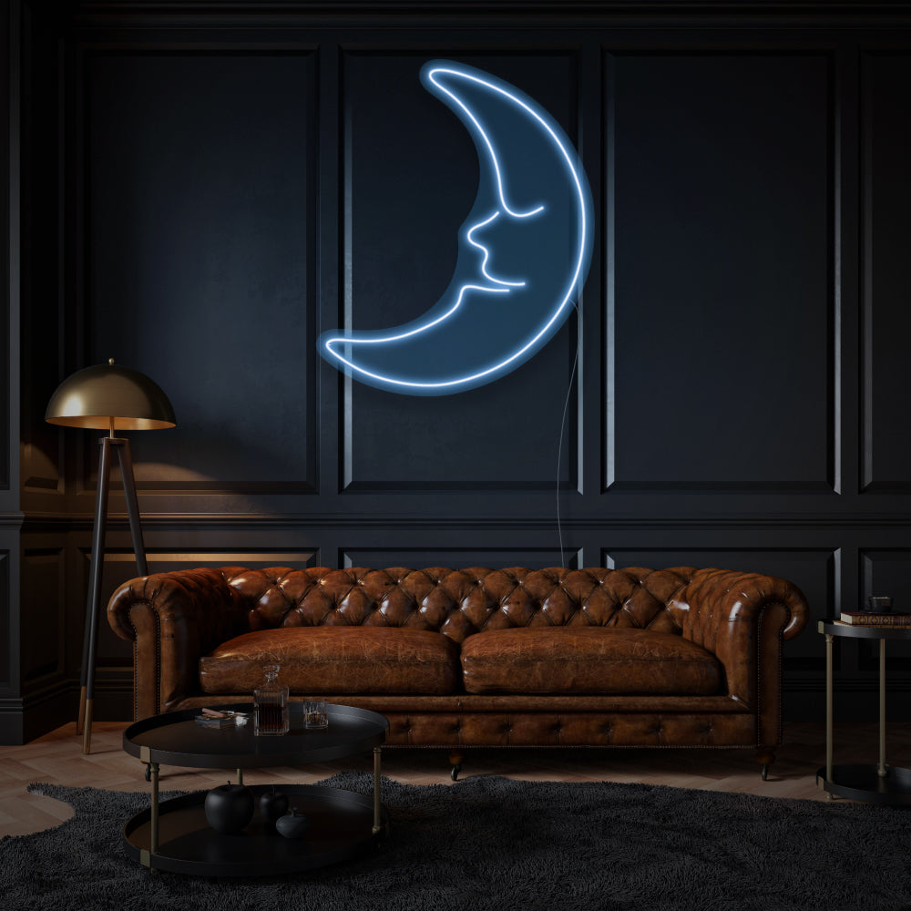 Dreamy Young Moon LED Neon Sign