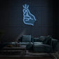 Finger Snapping LED Neon Sign