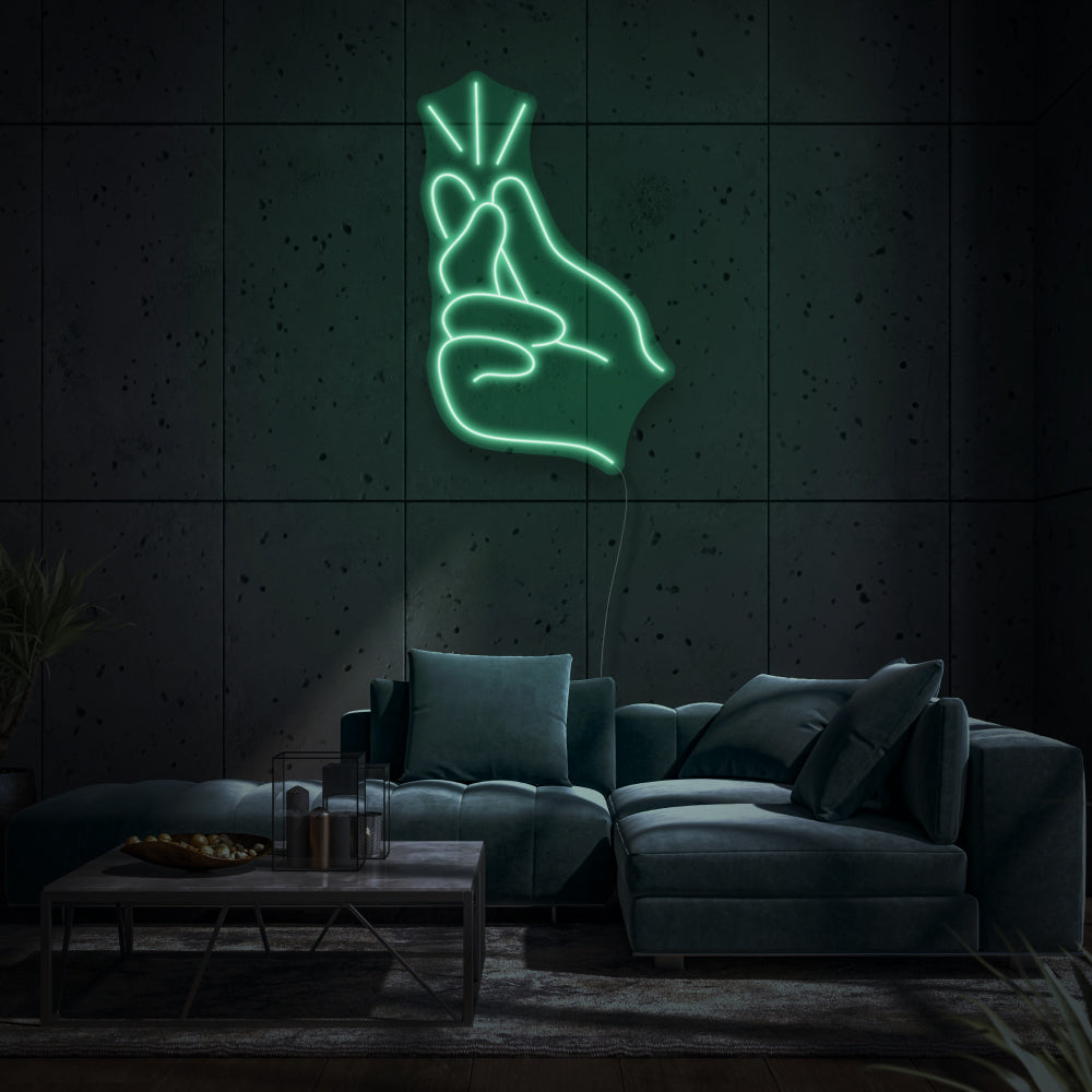 Finger Snapping LED Neon Sign
