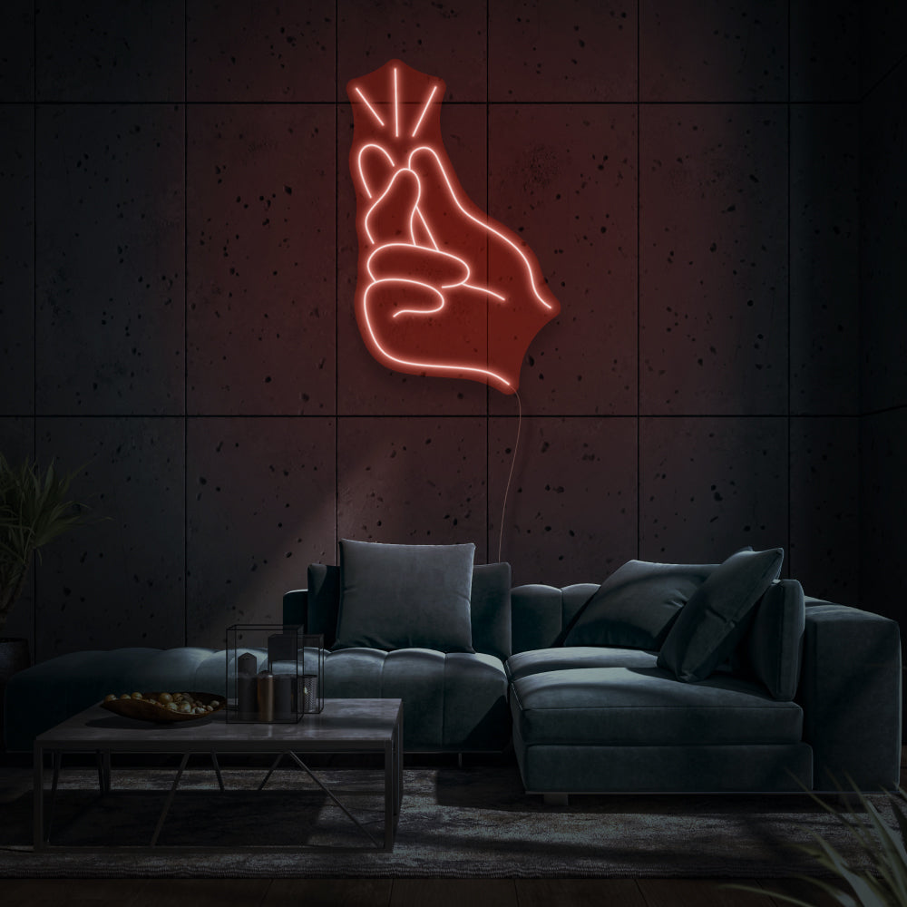 Finger Snapping LED Neon Sign