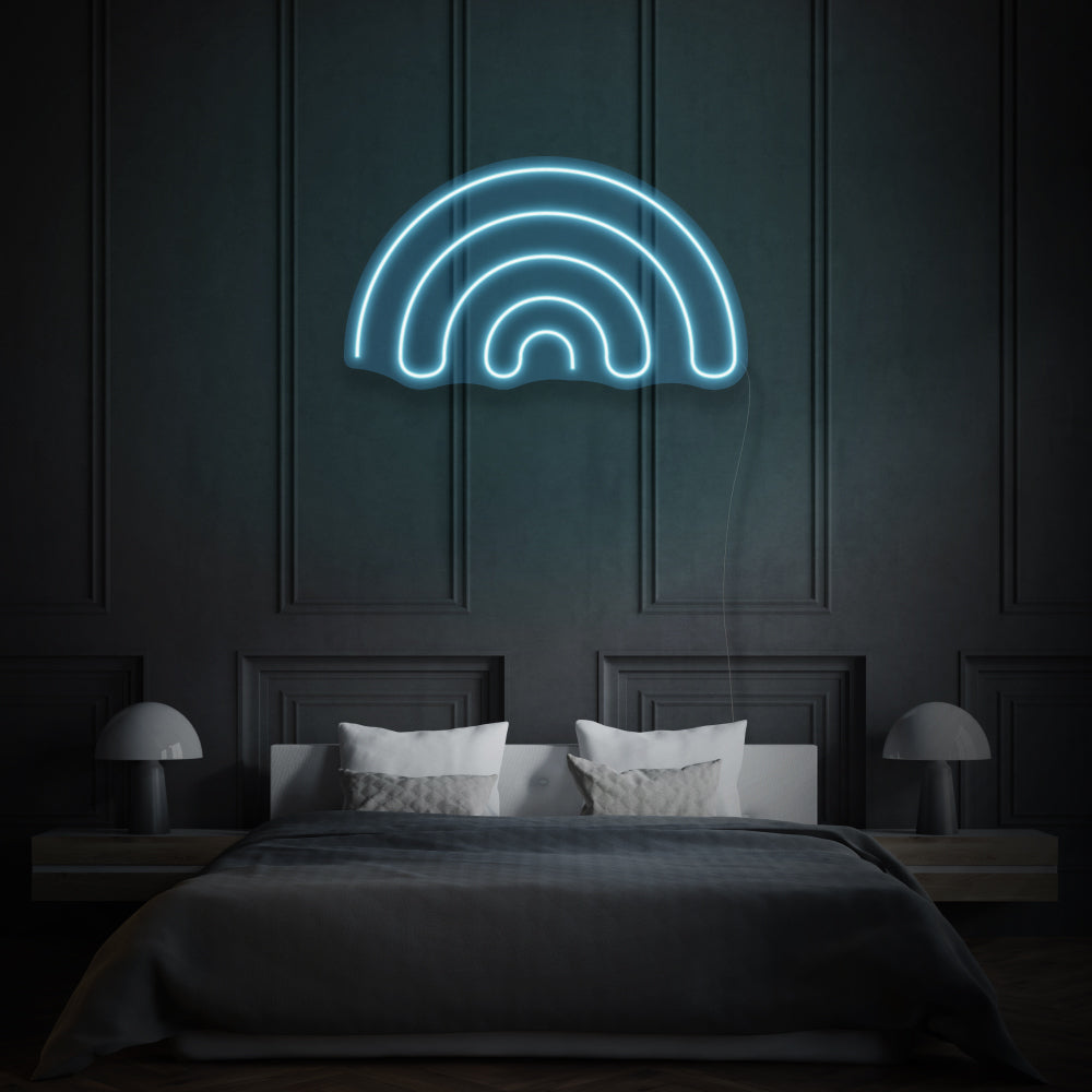 Minimalist Rainbow LED Neon Sign