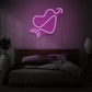 Minimalist Heart Pierced With Arrow LED Neon Light