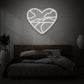 Heart With Landscape LED Neon Sign