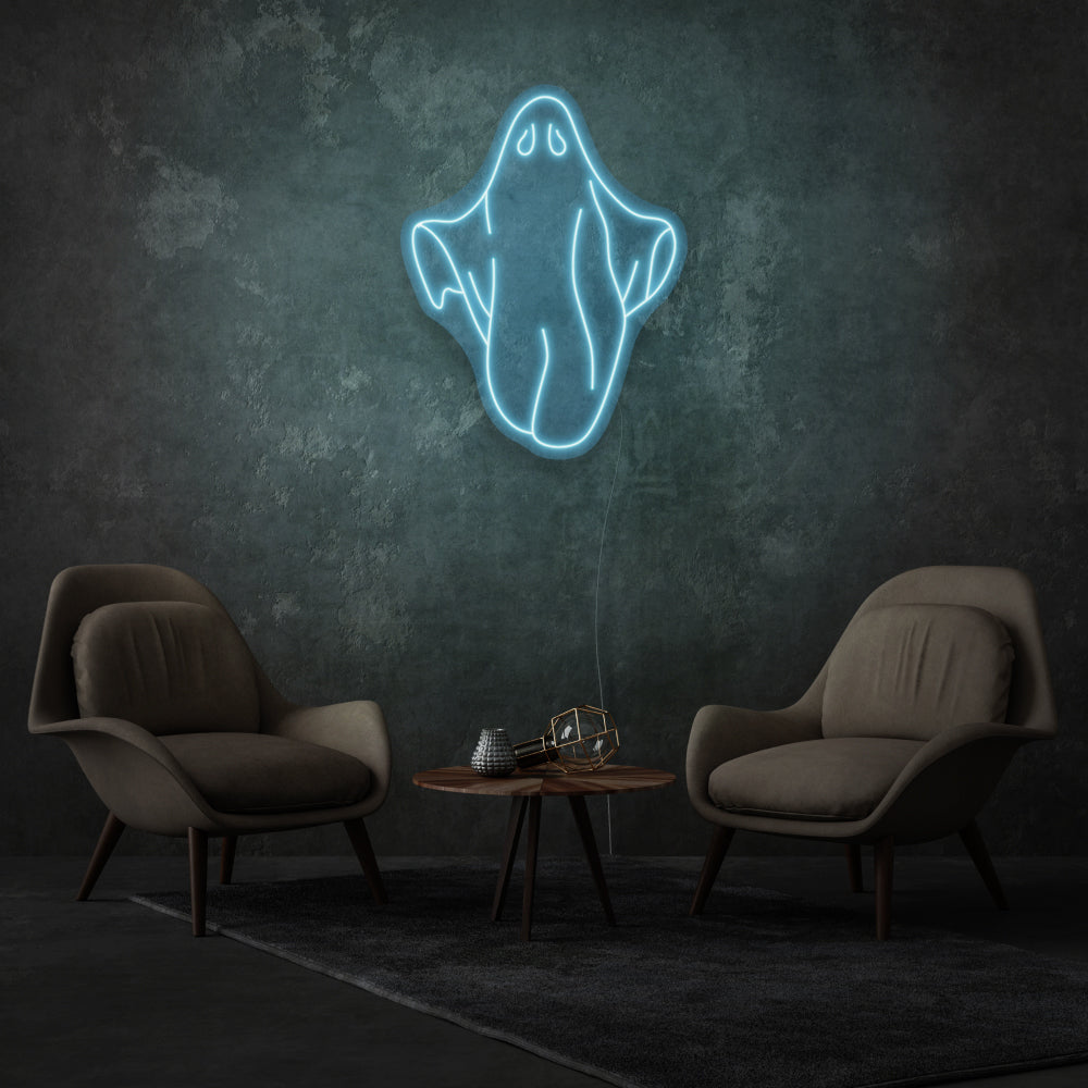 Ghost Figure LED Neon Sign
