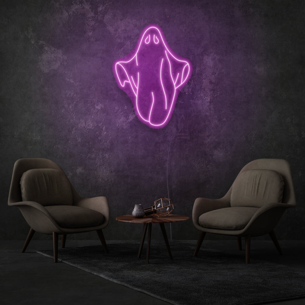 Ghost Figure LED Neon Sign