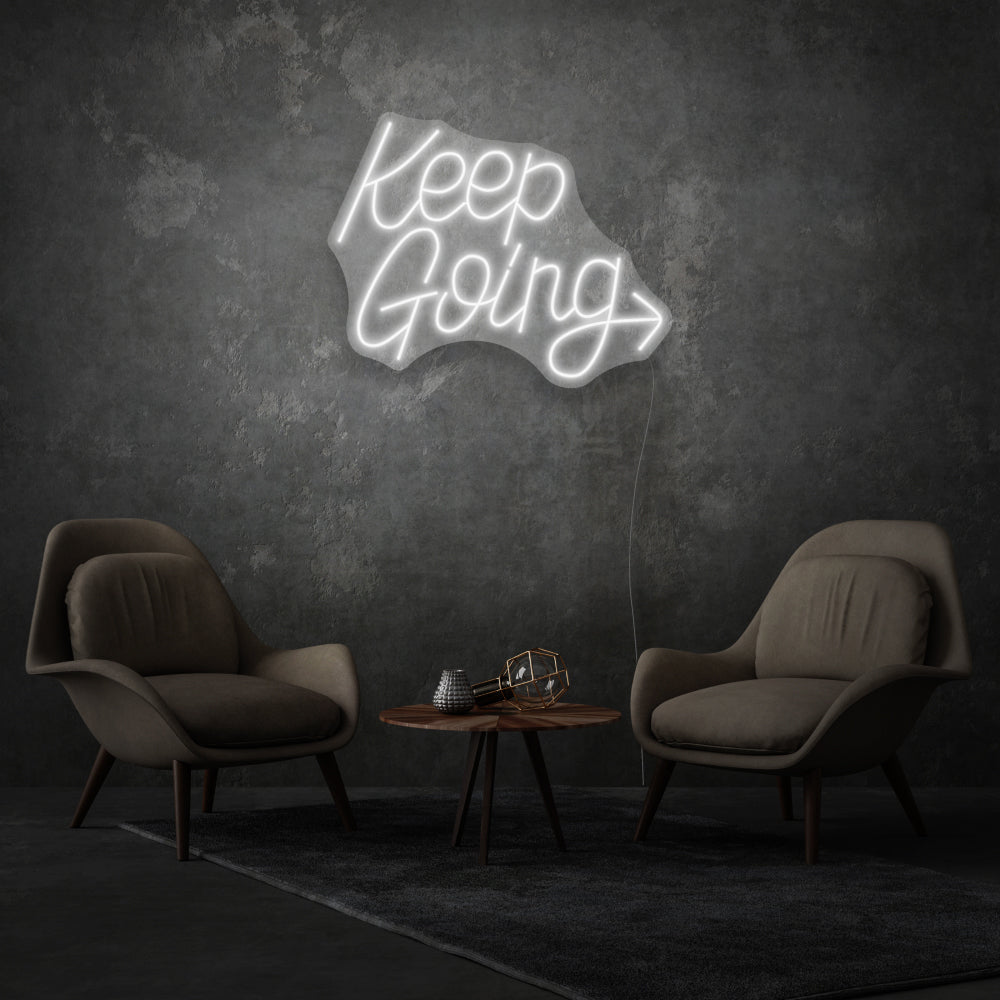 Keep Going Led Neon Writing