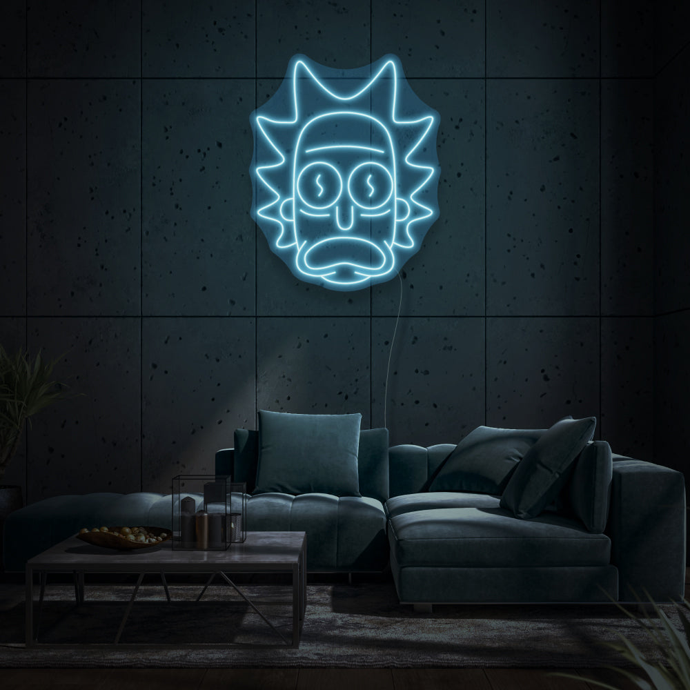 Rick's Face Led Neon Sign