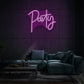 Party Led Neon Writing