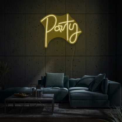 Party Led Neon Writing