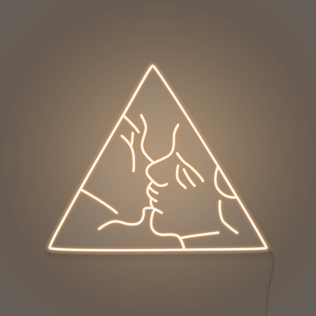 Couple Kissing Aesthetic LED Neon Sign