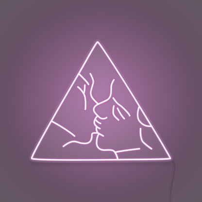 Couple Kissing Aesthetic LED Neon Sign