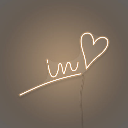 In Love LED Neon Sign
