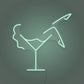 Martini Glass LED Neon Sign
