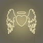 Angel Heart LED Neon Sign