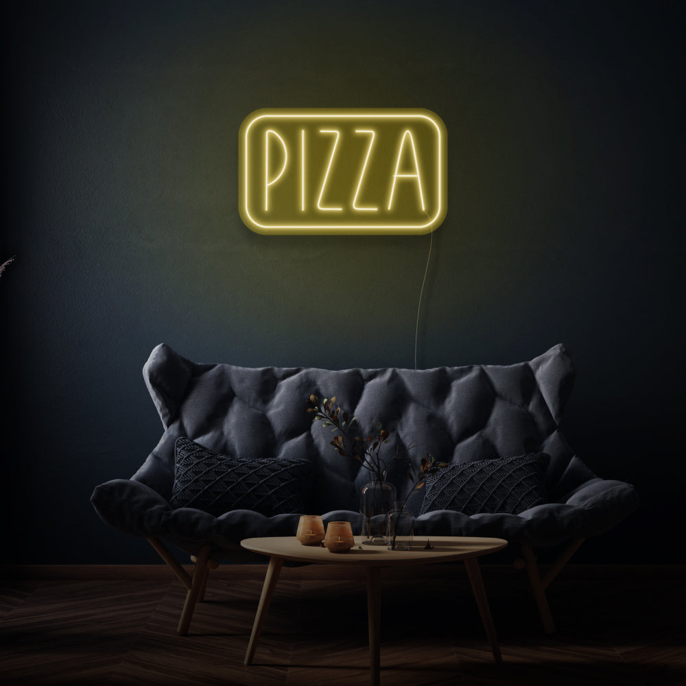 Text Pizza LED Neon Sign