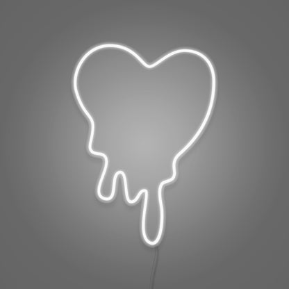 Melting Heart Custom Neon Light