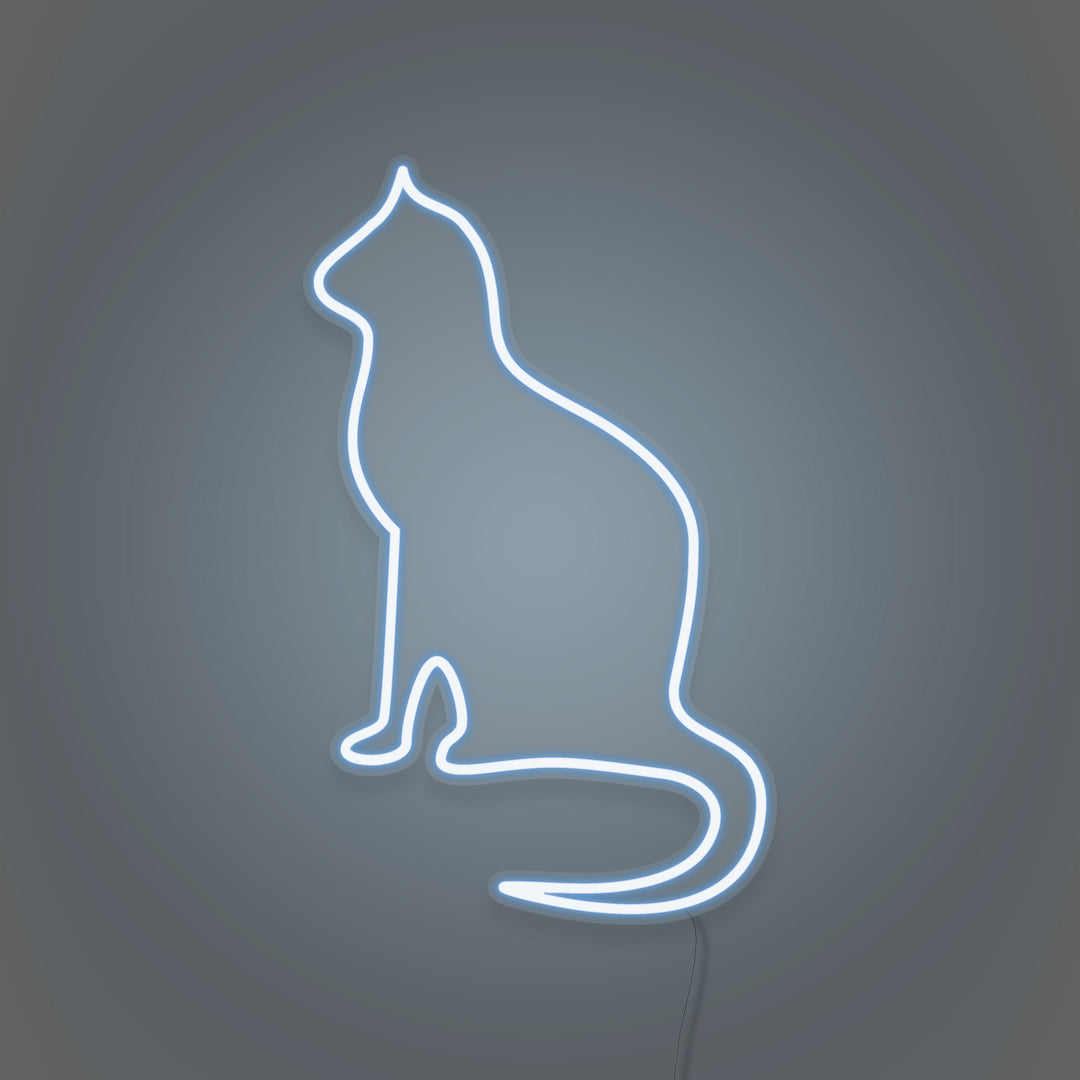 Cat Silhouette LED Neon Sign
