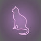 Cat Silhouette LED Neon Sign