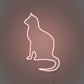 Cat Silhouette LED Neon Sign