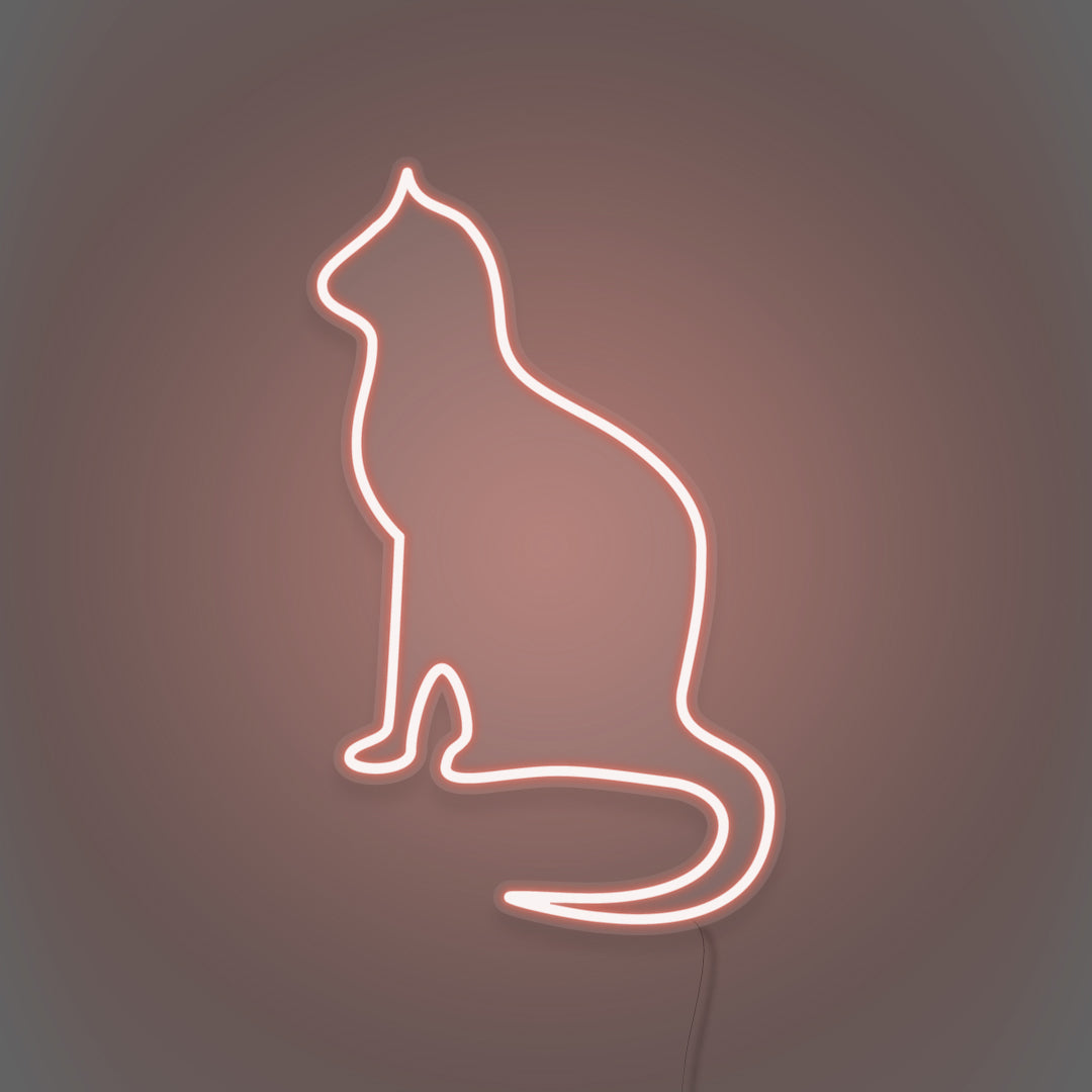 Cat Silhouette LED Neon Sign