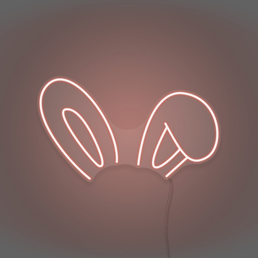 Bunny Ears Neon Light