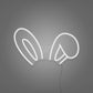Bunny Ears Neon Light