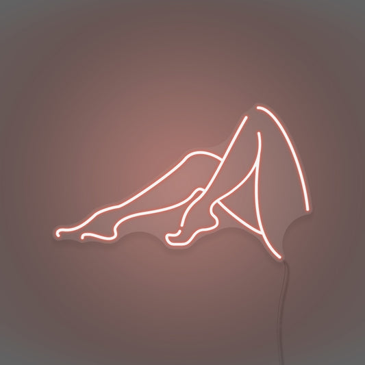 Bare Legs Aesthetic Neon Light