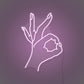 Okay Hand Sign Neon LED Light