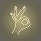 Okay Hand Sign Neon LED Light
