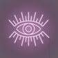 All-seeing Eye Neon Aesthetic Light