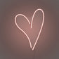 Neon Heart Light For Room