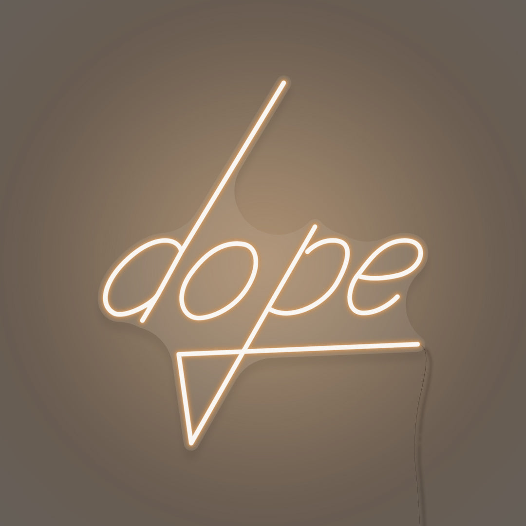 Dope Neon LED Light Writing