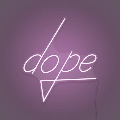Dope Neon LED Light Writing