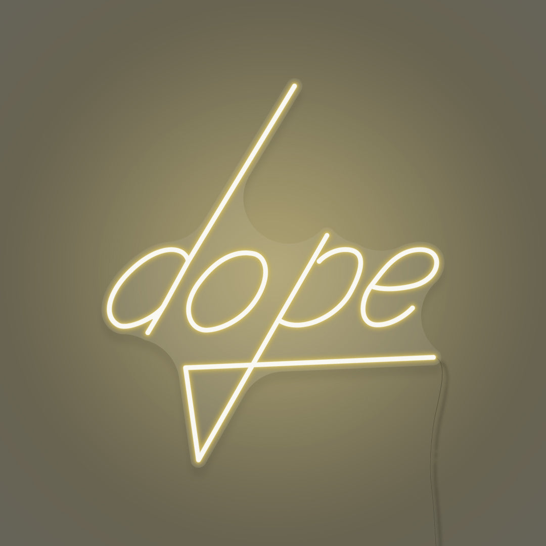 Dope Neon LED Light Writing