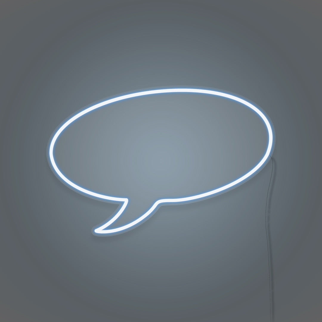 Neon Speech Bubble LED Lighting