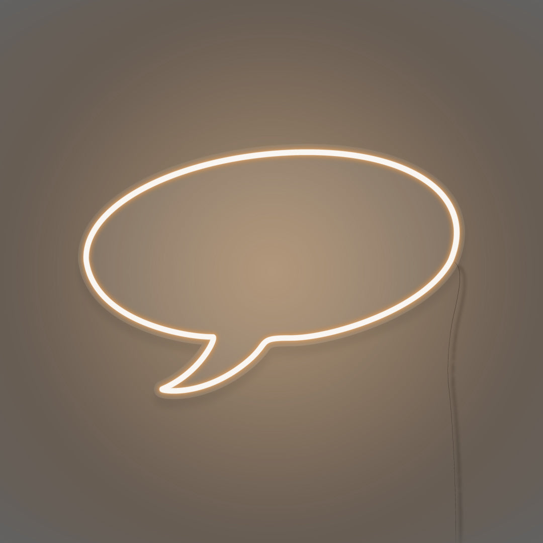 Neon Speech Bubble LED Lighting