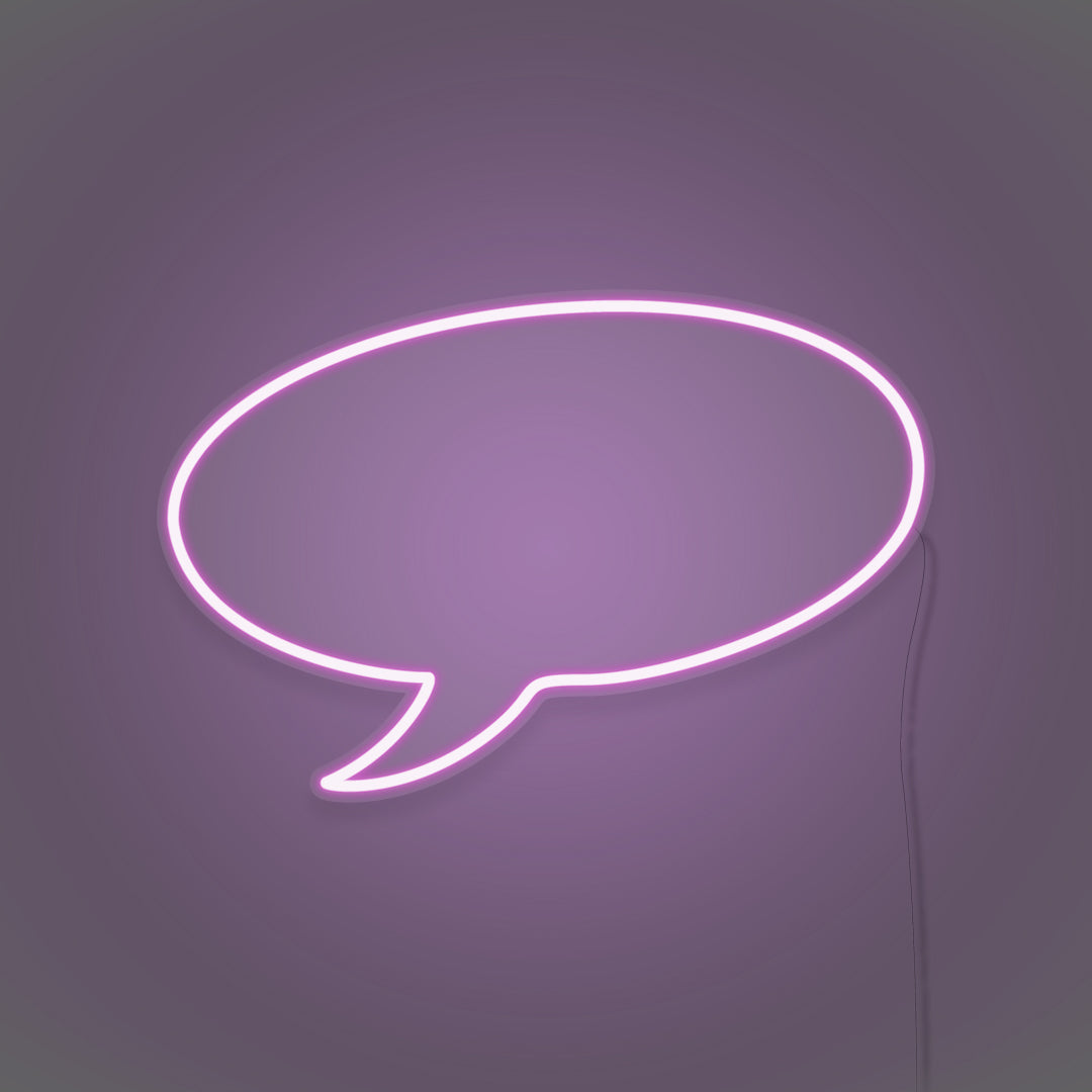 Neon Speech Bubble LED Lighting