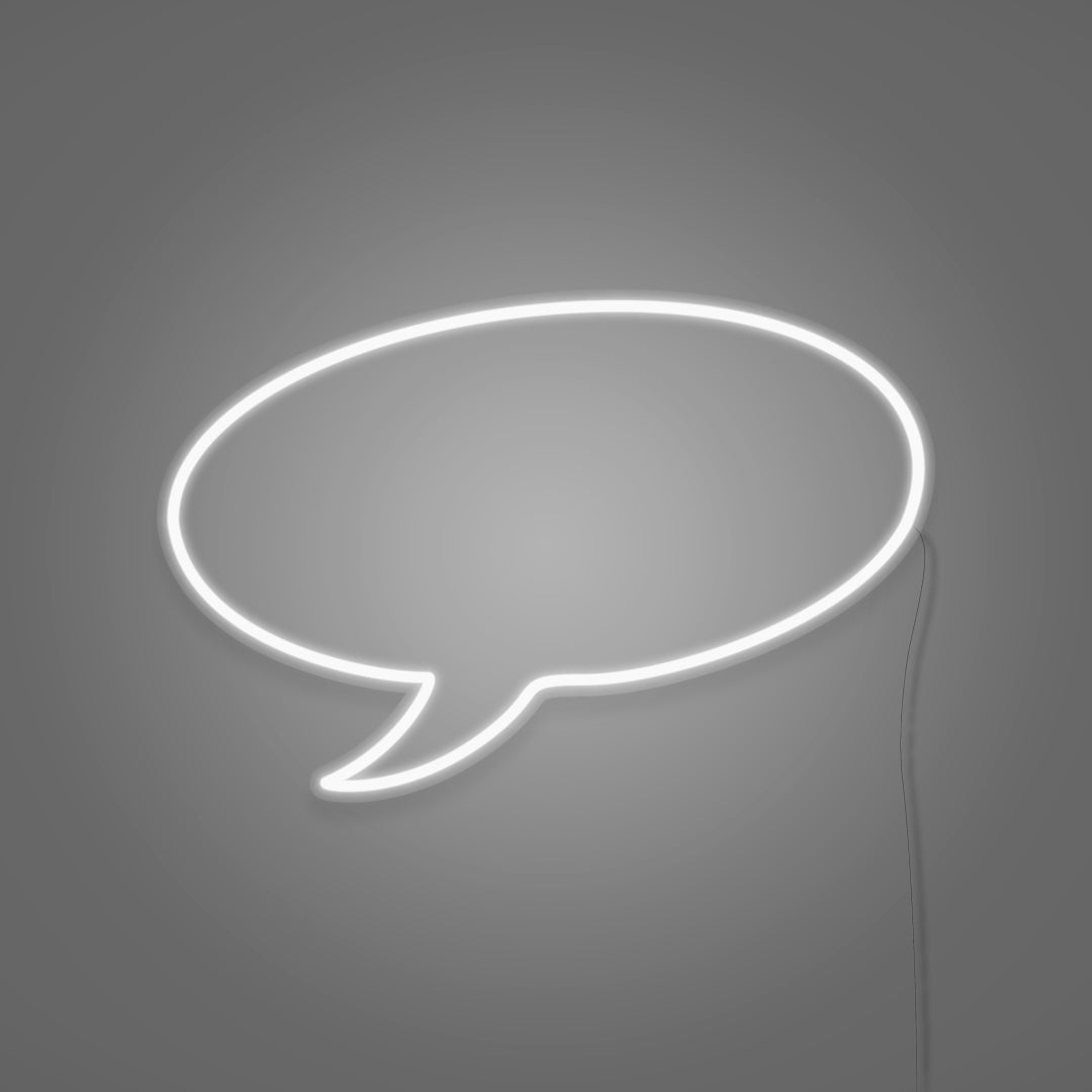 Neon Speech Bubble LED Lighting