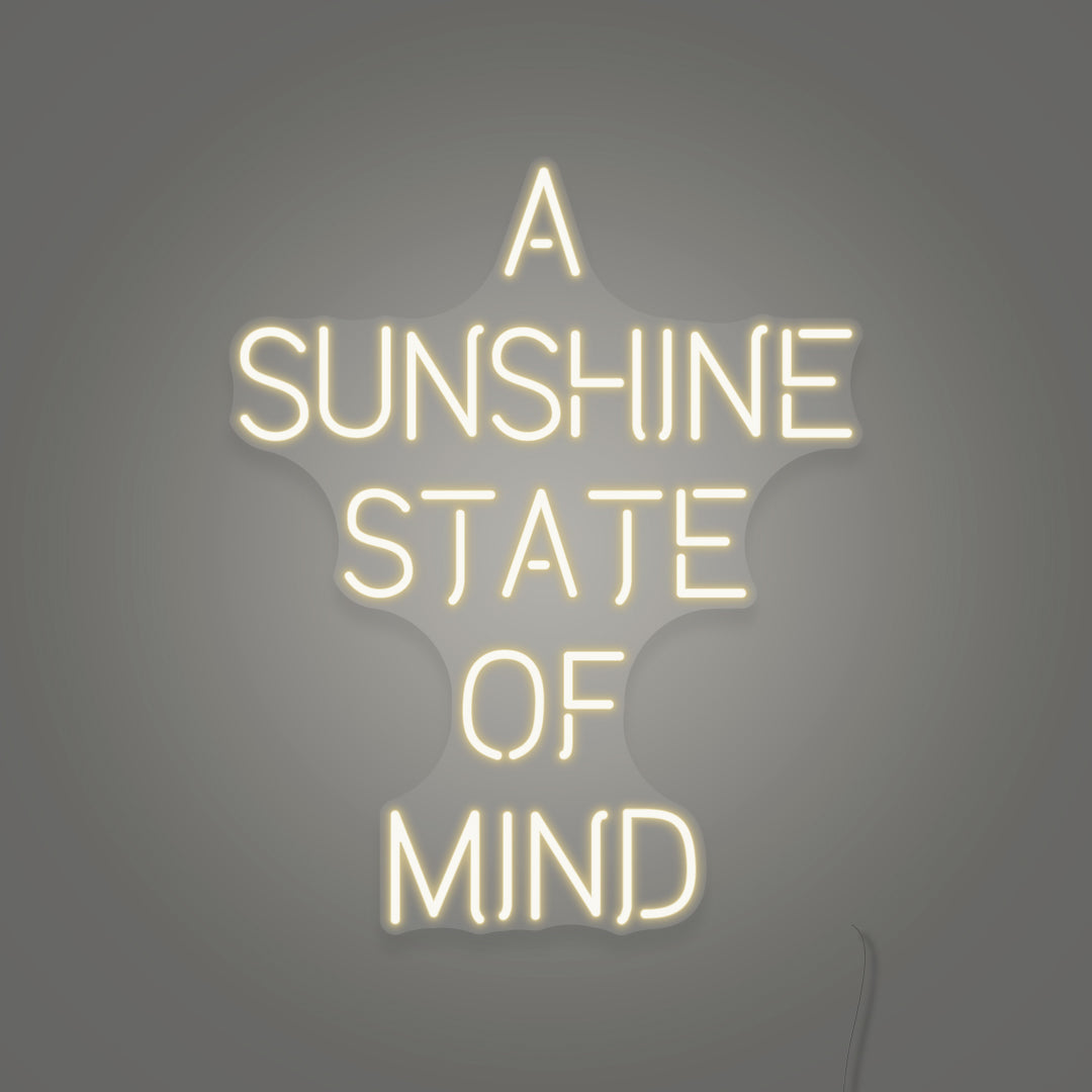 A Sunshine State of Mind LED Neon Sign