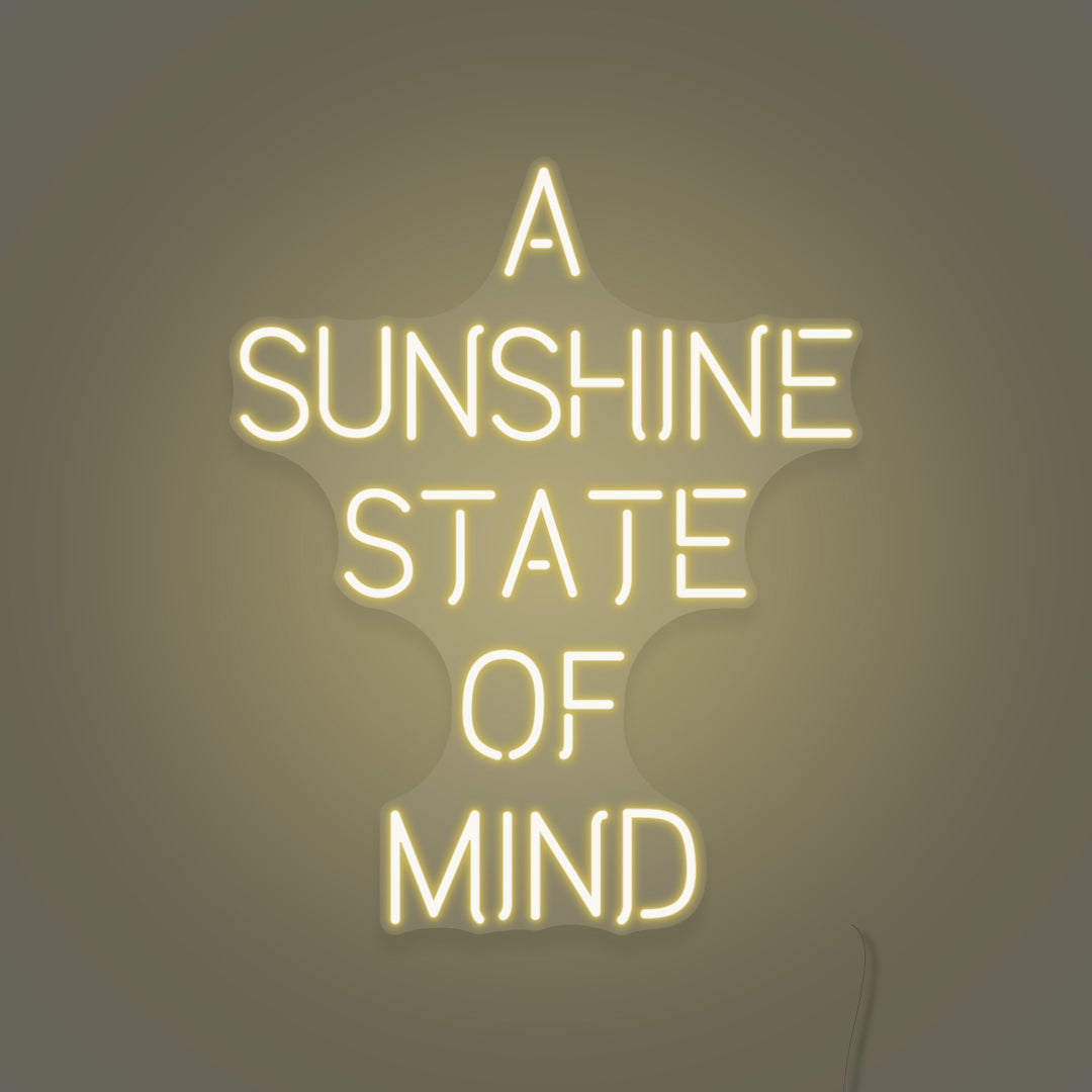 A Sunshine State of Mind LED Neon Sign