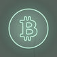 Bitcoin Logo Neon Sign