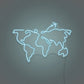World Map LED Neon Sign