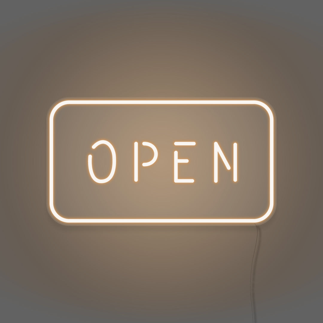Open Neon LED Sign