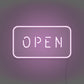 Open Neon LED Sign