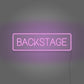 Neon Backstage LED Light Sign