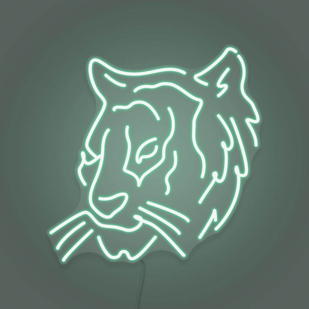Tiger Face Neon Lighting