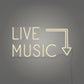Live music LED Neon Sign