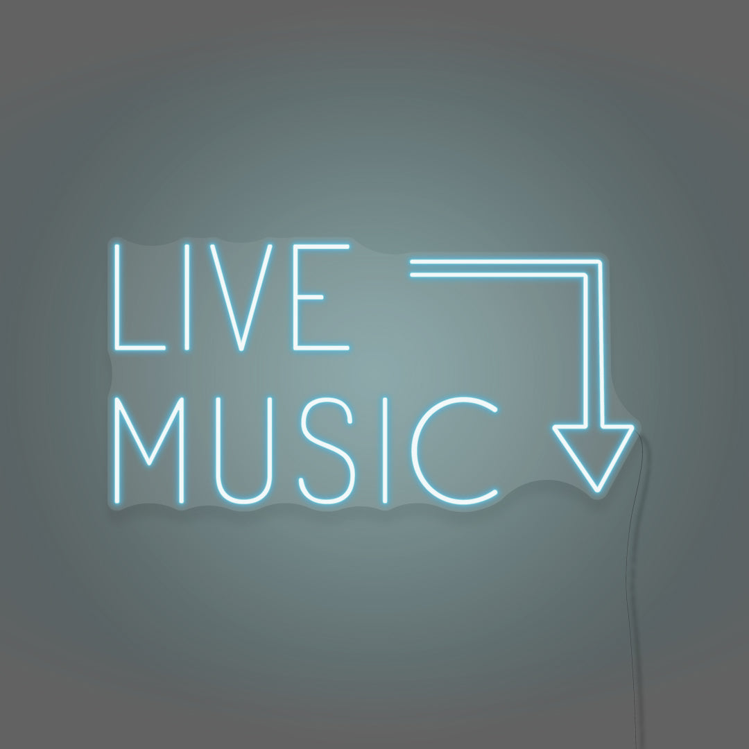 Live music LED Neon Sign