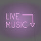 Live music LED Neon Sign