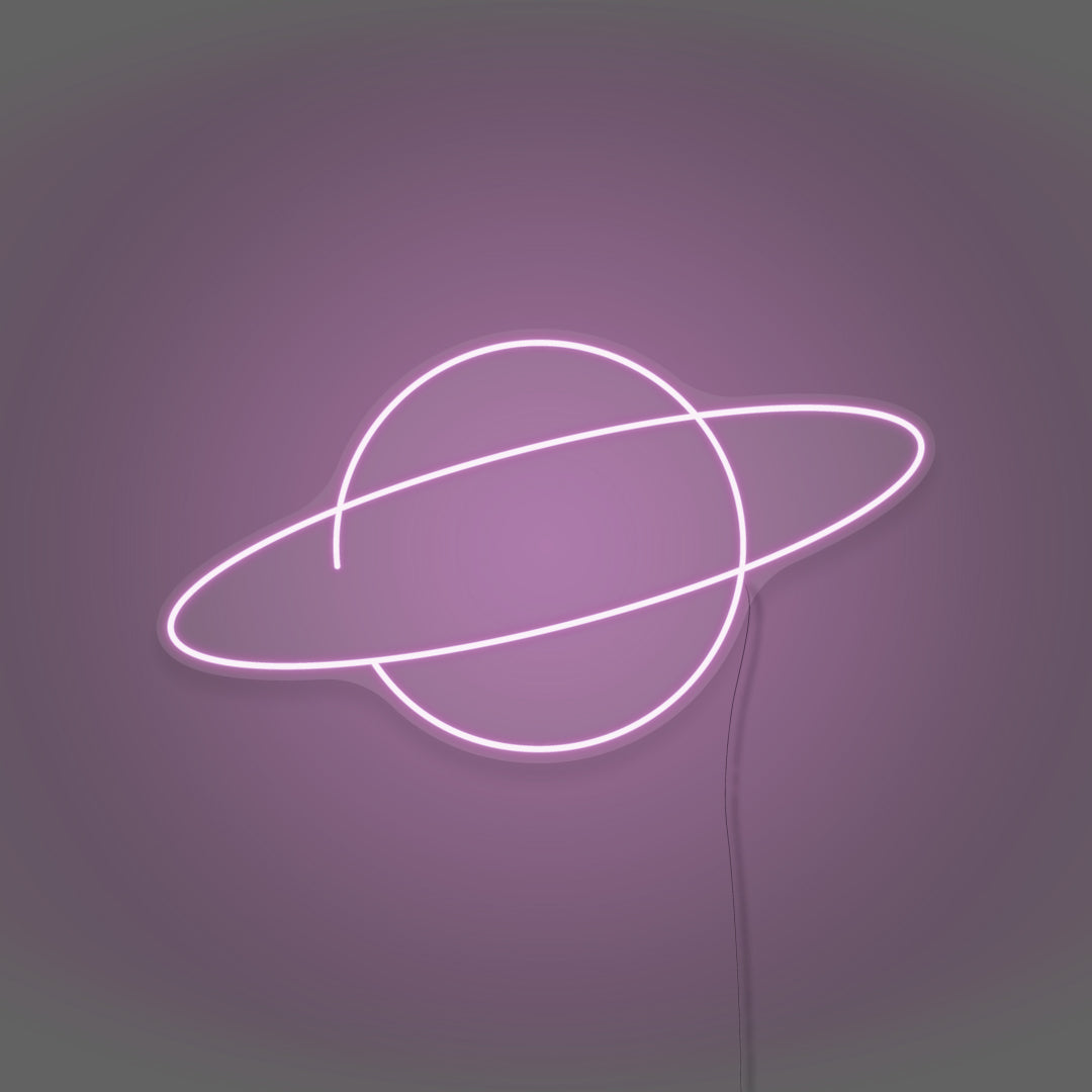 Saturn LED Neon Sign